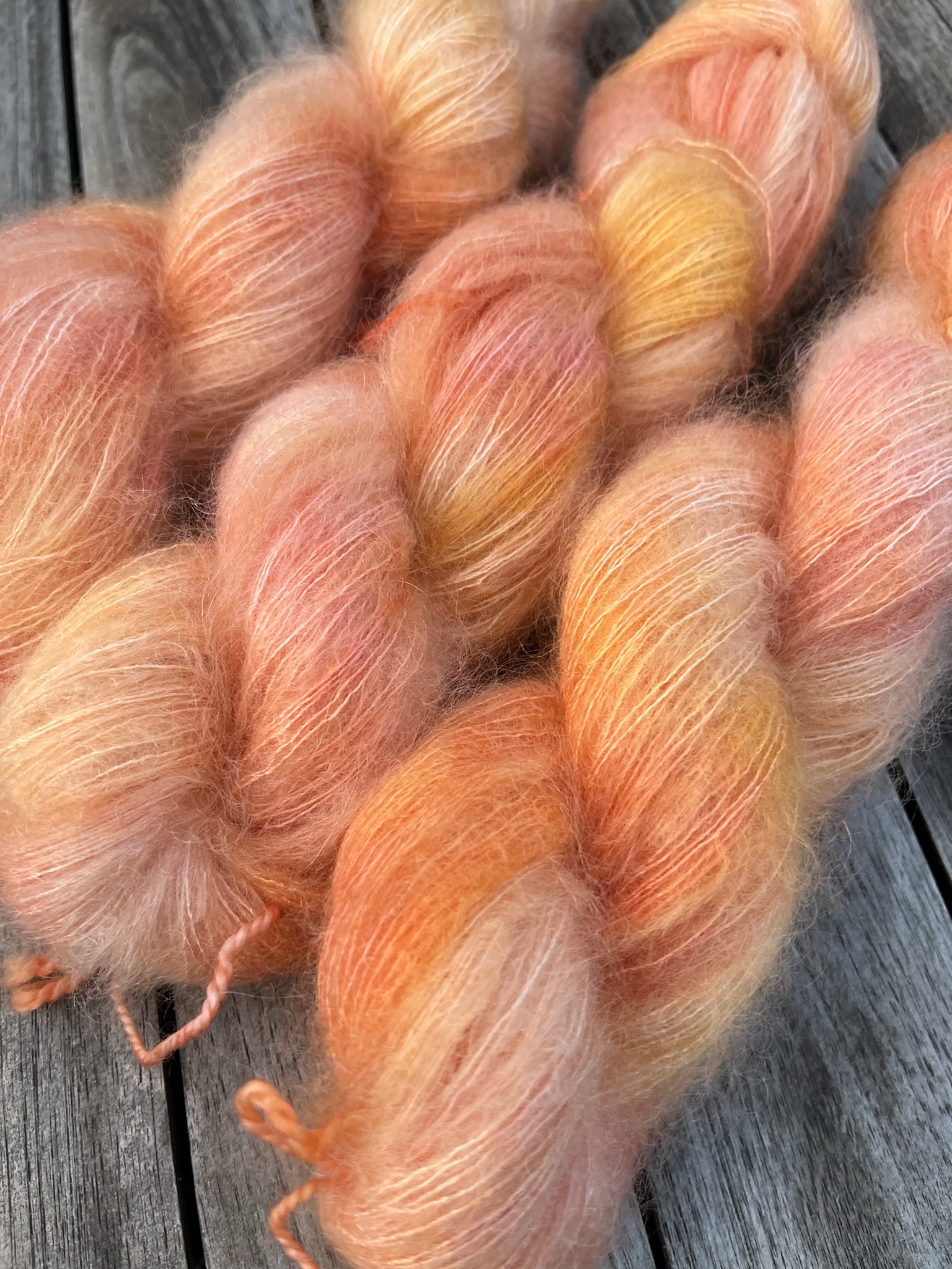 Imeldamuse håndfarvet garn