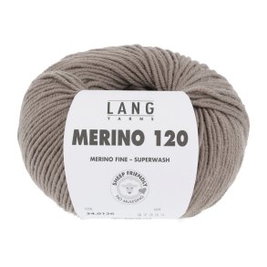 Merino 120 - Grey Brown (126)