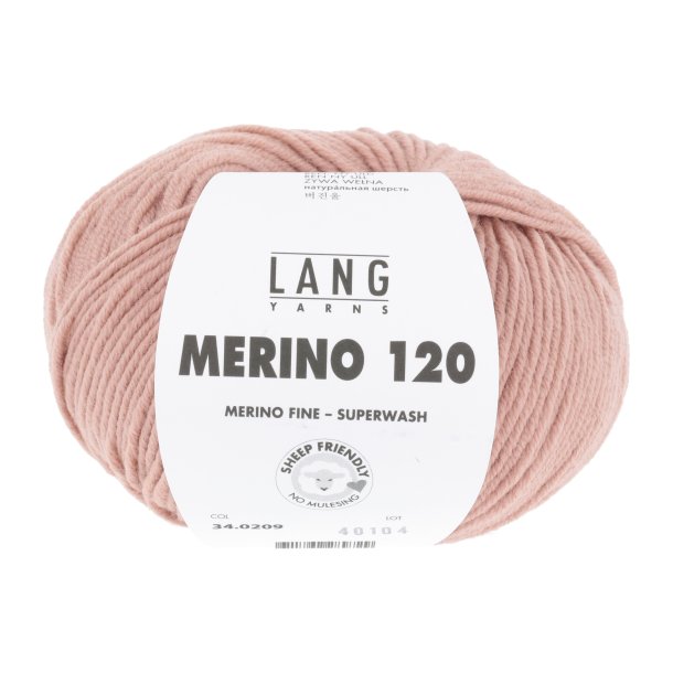 Merino 120 - Pink Powder (209)