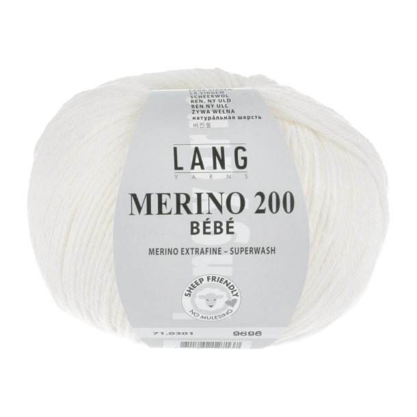 Merino 200 BEBE - White (0301_70743)