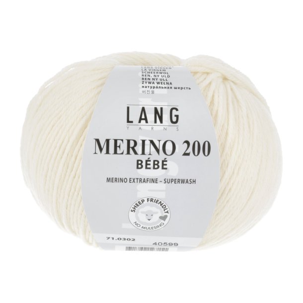 Merino 200 BEBE - Egg White (0302/70744)