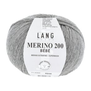 Merino 200 BEBE - Light Grey Mlange (0303)