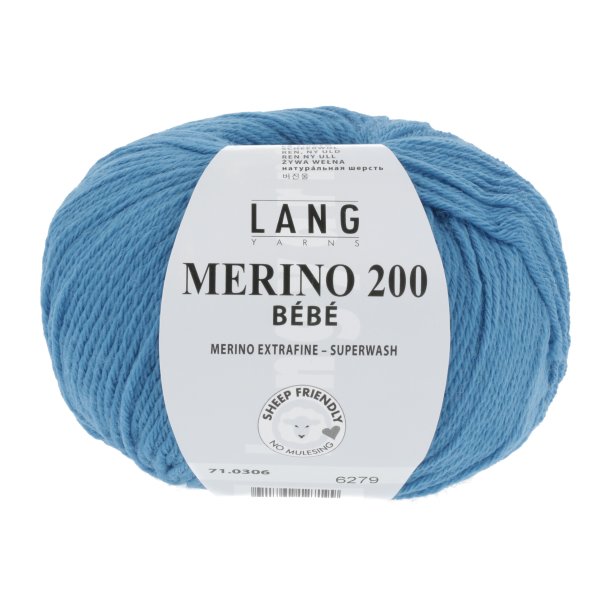 Merino 200 BEBE - Blue (0306)