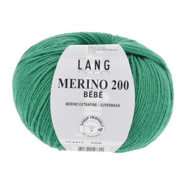 Merino 200 BEBE - Green (0317)