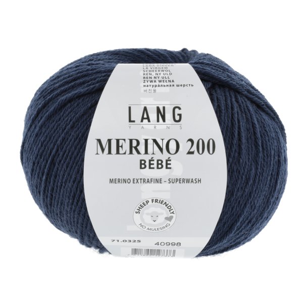 Merino 200 BEBE - Navy (0325)