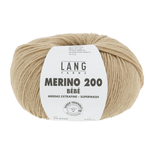 Merino 200 BEBE - Camel (0339)