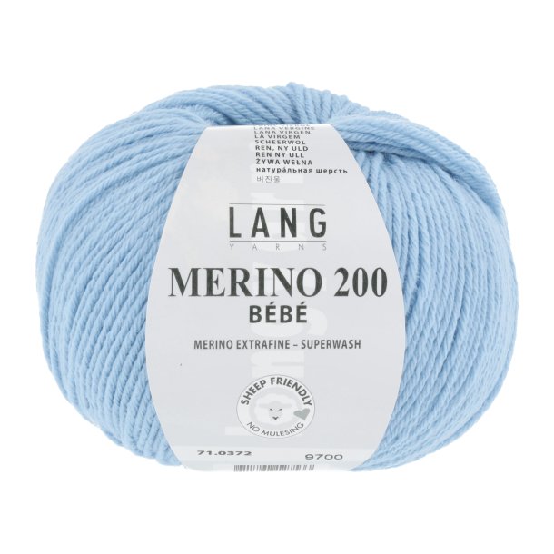 Merino 200 BEBE - Light Blue (0372)