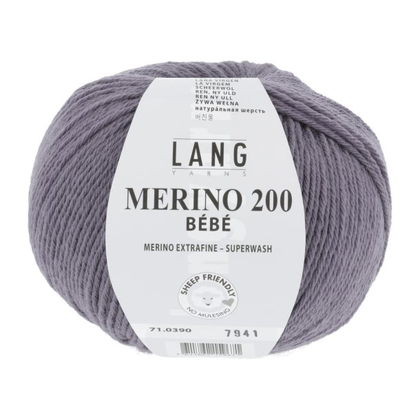 Merino 200 BEBE - Lilac (0390)