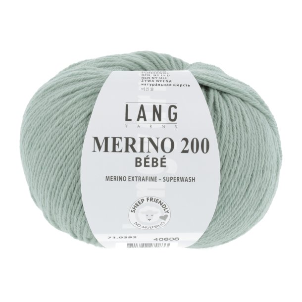 Merino 200 BEBE - Sage (0392_60766)