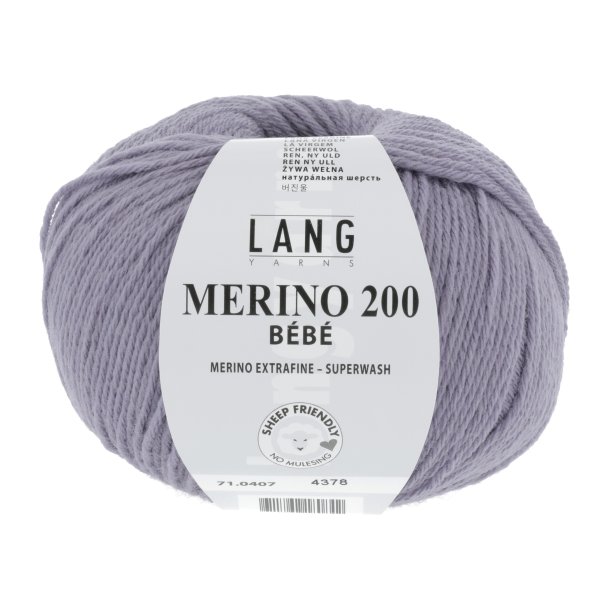 Merino 200 BEBE - Lilac (0407)