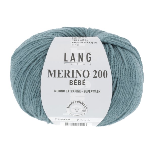 Merino 200 BEBE - Atlantic (0474)