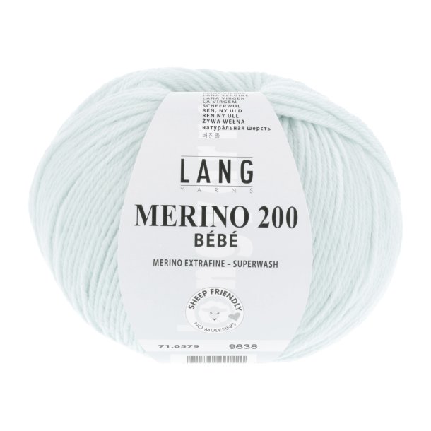 Merino 200 BEBE - Baby Turquoise (0579)