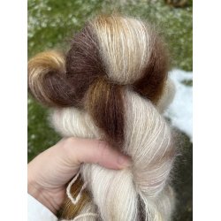 Silk Mohair - Vanilla Moccachino
