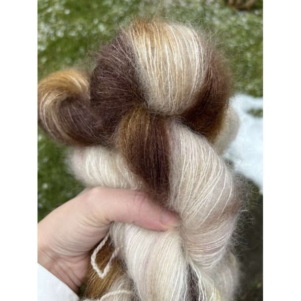 Silk Mohair - Vanilla Moccachino