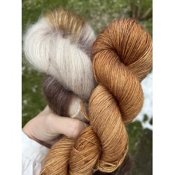 Silk Mohair - Vanilla Moccachino