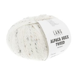 Lang Yarns Alpaca Soxx Tweed - Offwhite (02)