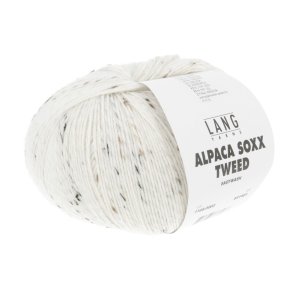 Lang Yarns Alpaca Soxx Tweed - Offwhite (02)