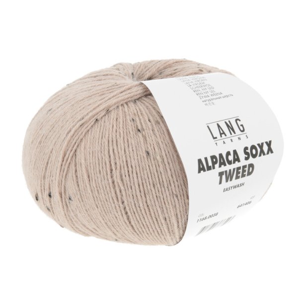 Lang Yarns Alpaca Soxx Tweed - Hazelnyt (38)
