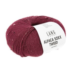Lang Yarns Alpaca Soxx Tweed - Wine Red (62)
