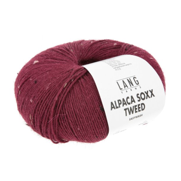 Lang Yarns Alpaca Soxx Tweed - Wine Red (62)