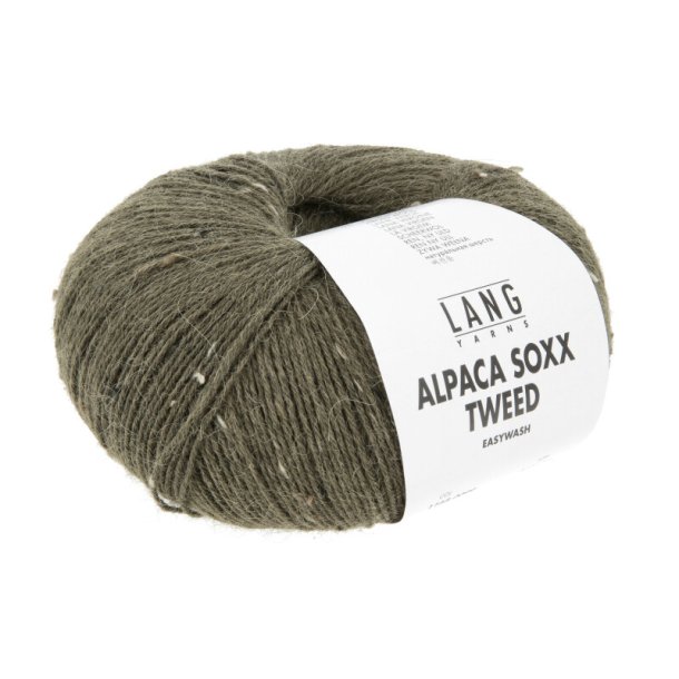 Lang Yarns Alpaca Soxx Tweed - Crocadile Green (99)
