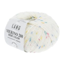 Merino 200 Bebe Color Hvid/Dot (352)