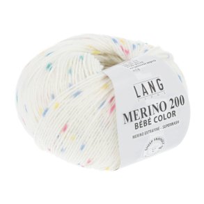 Merino 200 Bebe Color Hvid/Dot (352)