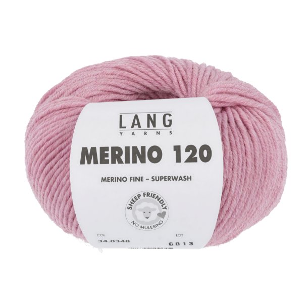 Merino 120 - Rose M&eacute;lange (348)