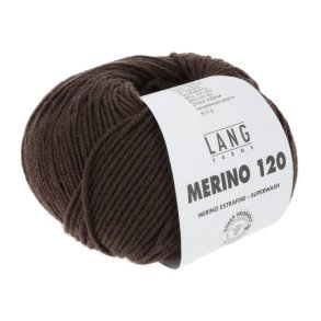 Merino 120 - Dark Brown Melange (368)