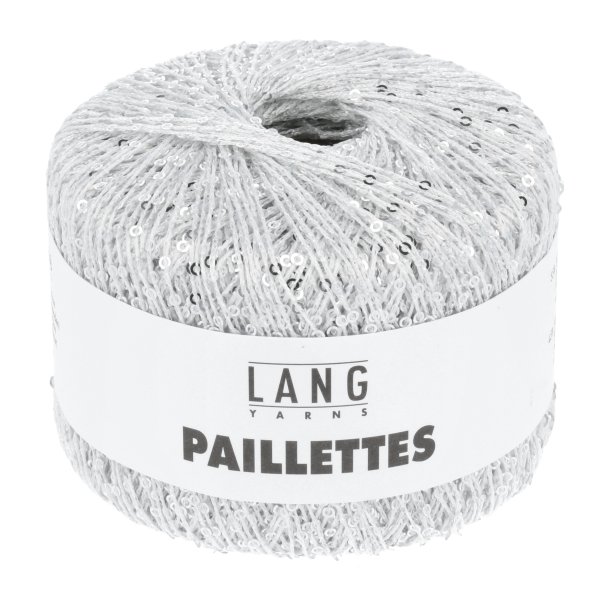 Paillettes - white/silver (01)