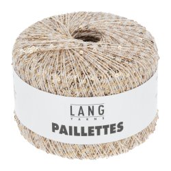 Paillettes - white/gold (02)