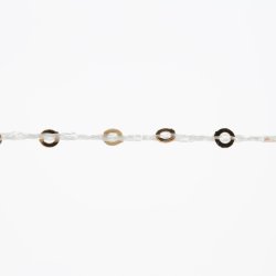 Paillettes - white/gold (02)