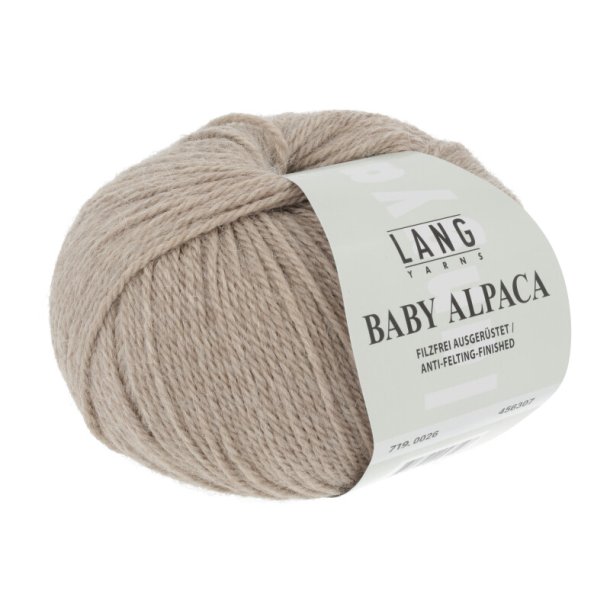 Lang Yarns Baby Alpaka - Sand Melange (26)