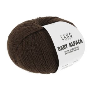 Lang Yarns Baby Alpaka Dark Dusky Chokolade (368)