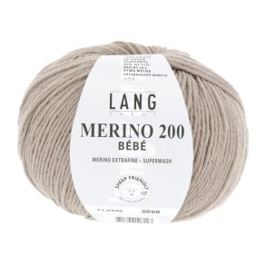 Merino 200 BEBE - Dark Beige Melange (0326)