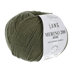Merino 200 BEBE - Olive (398)