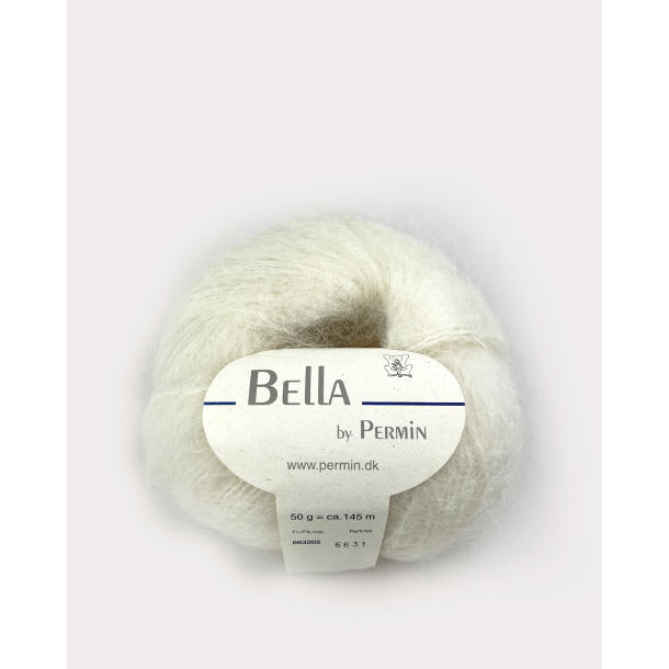 Bella mohair hvid (201)