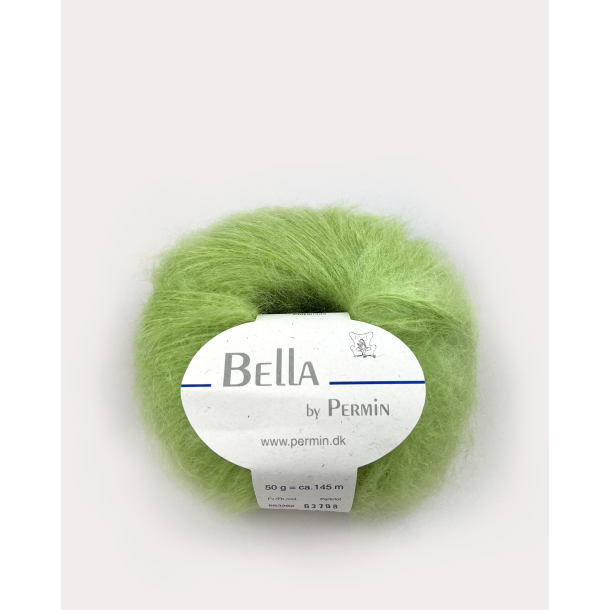 Bella mohair lysegrn (282)