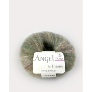 Angel print Mohair Grn beige (757)