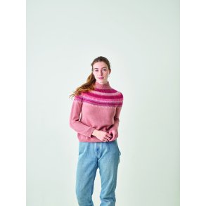 Leonora Bluse m/rundt brestyk (406)