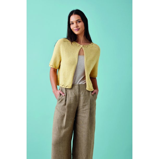 Cardigan med feminin hulkant (digital)