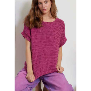 ANNELIES - kortrmet bluse - Amira fra Lang Yarns