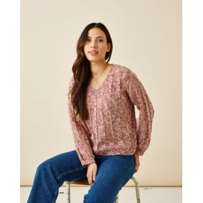 Iris bluse med lftede masker