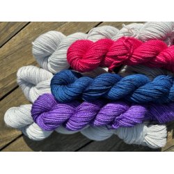 Silver Fox w/ Purple - Sock set