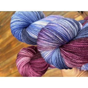 Glitter Sock Silver - Midnight Merlot