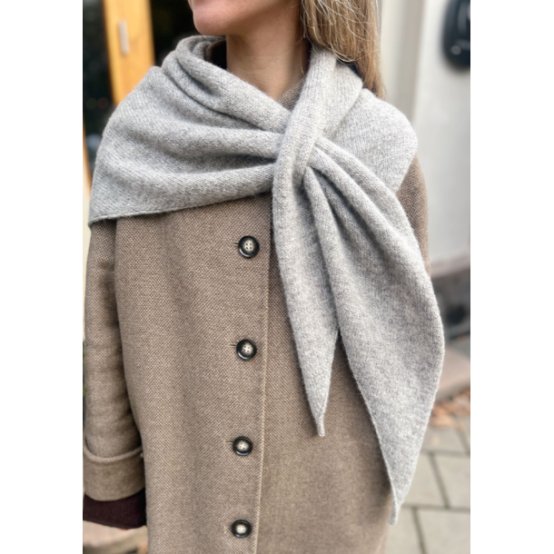 Rauma Magdalena Sjal i Finull Kit til Stort sjal