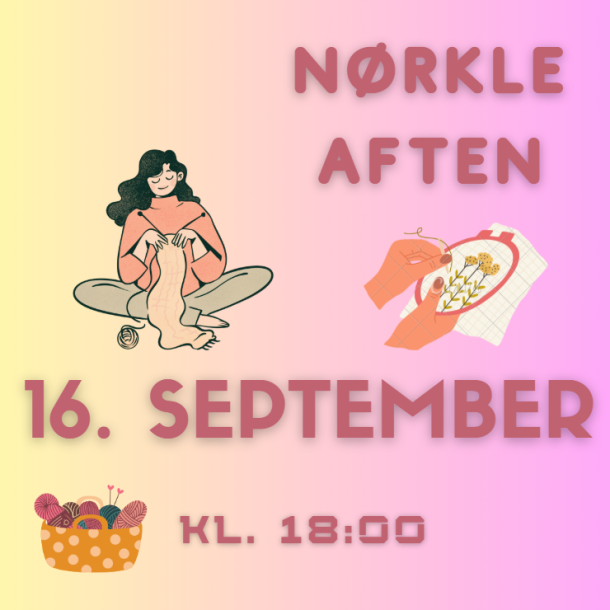Nrkle aften 16. september kl. 18:00