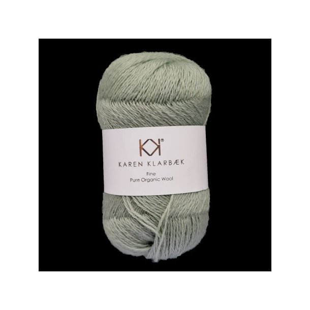 Karen Klarbk Fine Pure Organic Wool Faded Sea Green