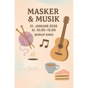 Masker og musik - 31. januar 2026