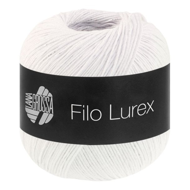 Filo Lurex - Hvid (01)
